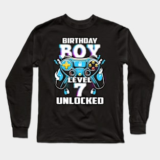 Level 7  Video Game 7th Birthday Long Sleeve T-Shirt